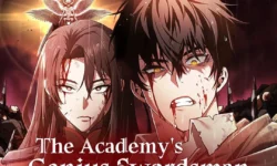 The Academy's genius swordsman webtoon banner