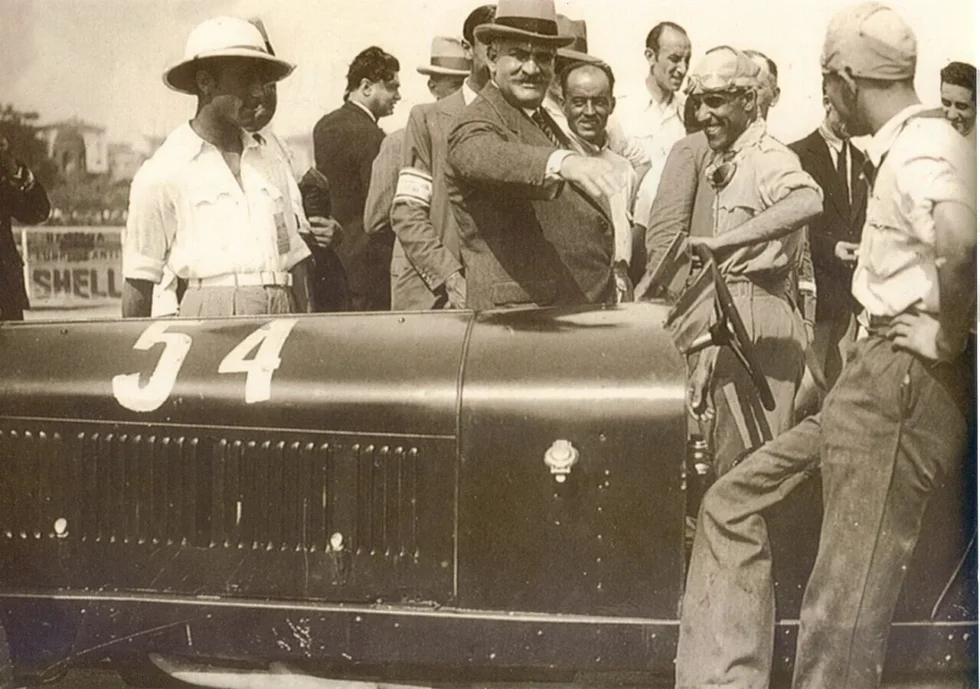 Tazio Nuvolari e Costanzo Ciano alla Coppa Ciano di Montenero