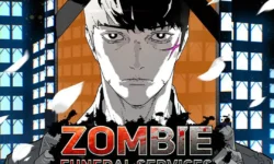 Zombie funeral services webtoon cover