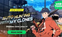 Auto hunting with my clones webtoon cover