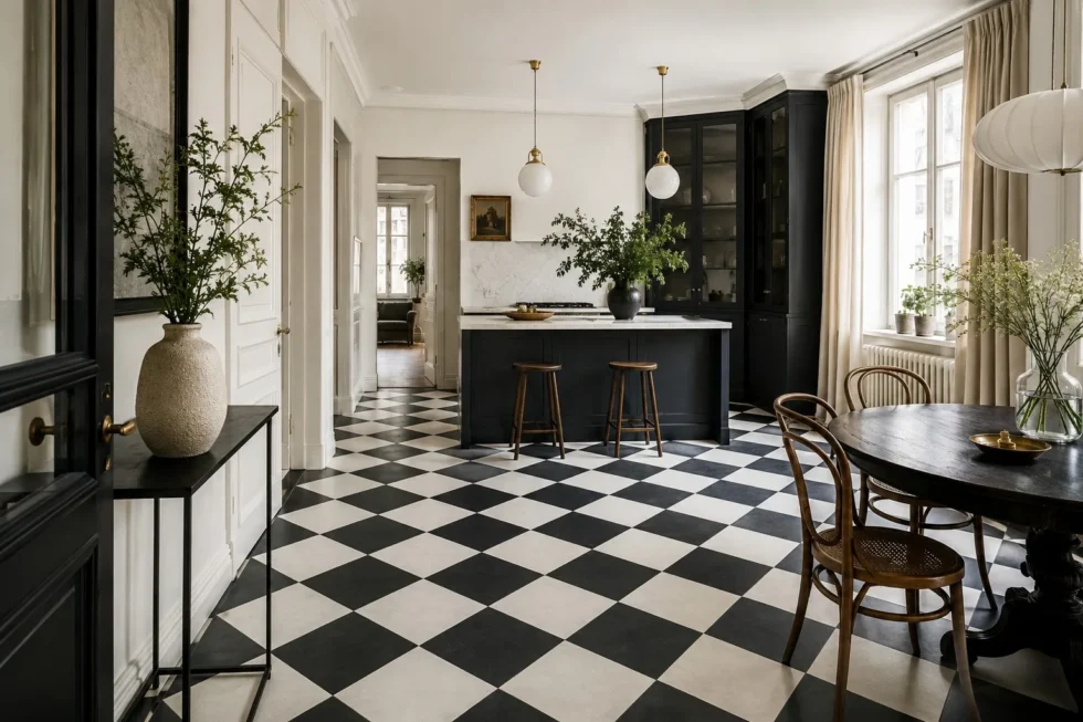 Appartamento moderno con tocchi classici