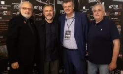 Cinema, Massimiliano Gallo premiato per l’esordio alla regia al Bagnoli Film Festival. Massimiliano gallo con maurizio di rienzo, giuseppe borrone e maurizio capezza ph effeduephoto
