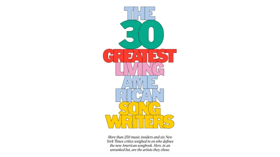 New york times greatest songwriter