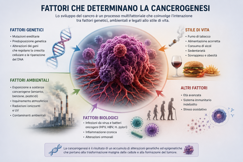 Fattori che determinano la cancerogenesi