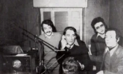 Il team di radionapolicity elio ferrara nando coppeto rodolfo parlato ospite alberto lupo