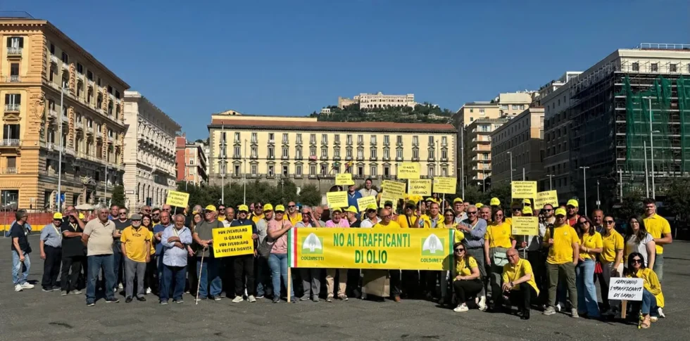 La coldiretti in piazza a napoli