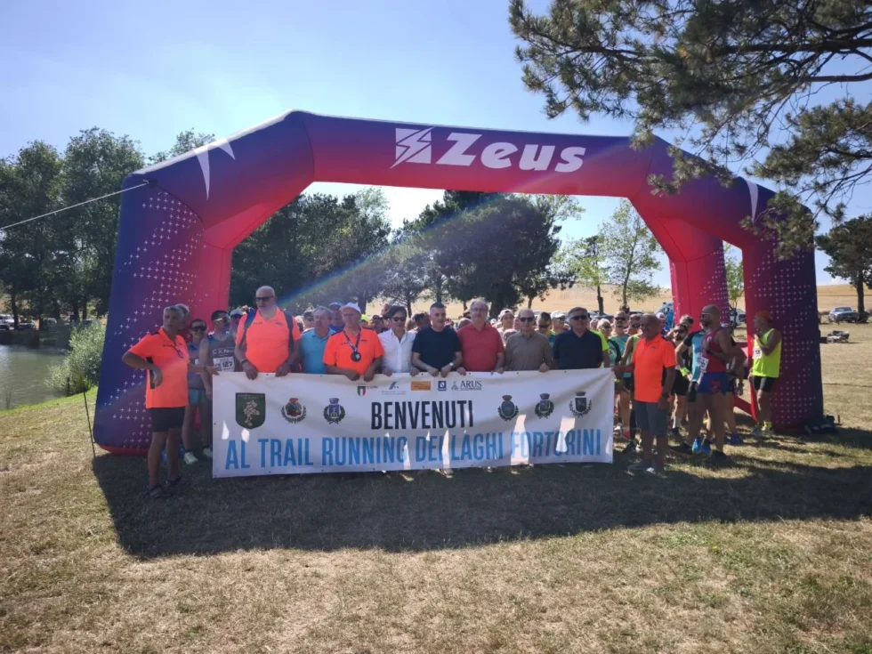 Trail running dei laghi fortorini partenza