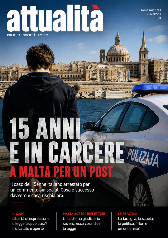 Quindicenne detenuto a Malta, è scontro sul caso