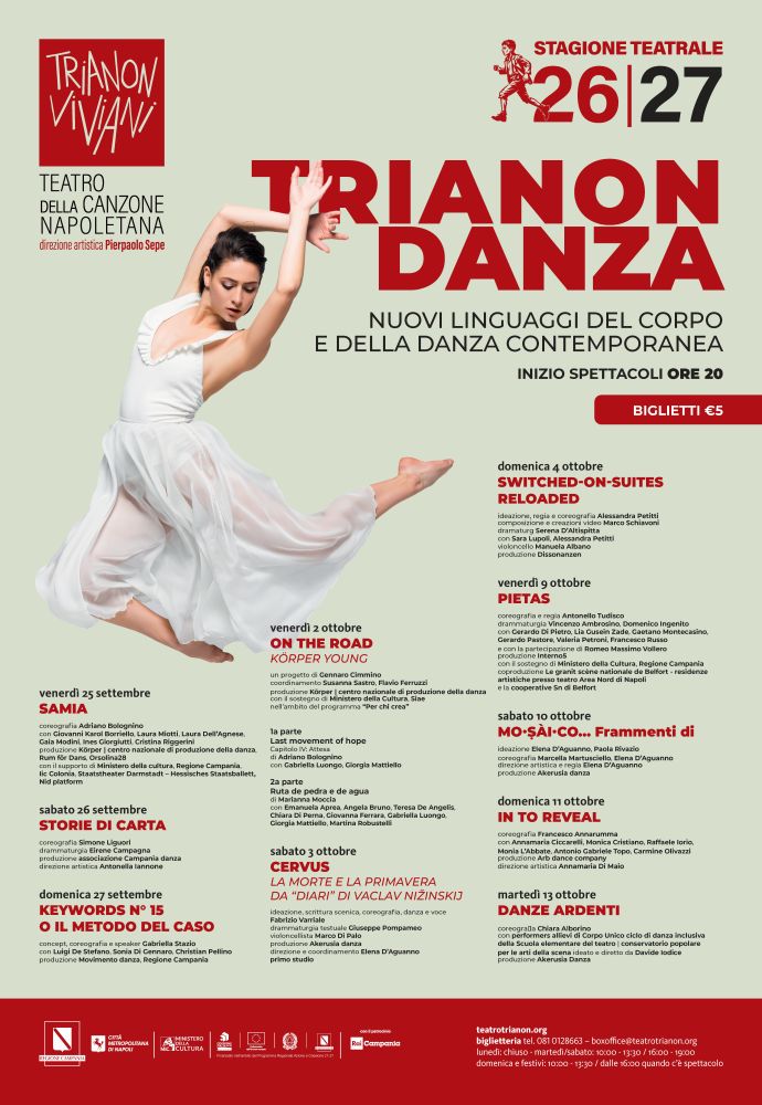 Al Trianon Viviani la danza contemporanea 2026
