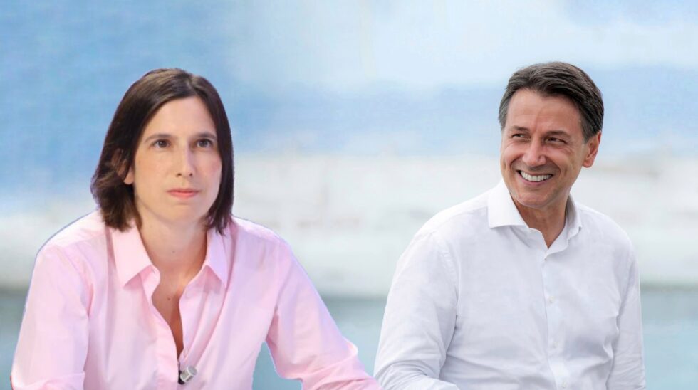 Elly Schlein Giuseppe Conte