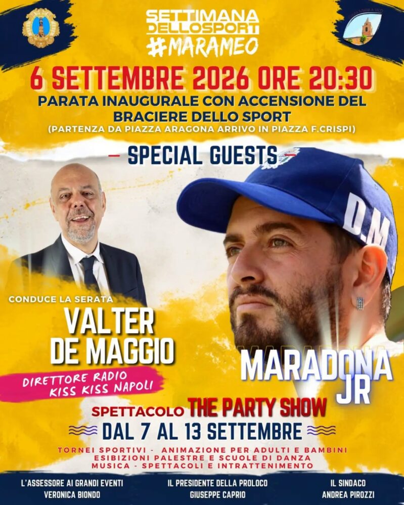 𝗦𝗜 𝗣𝗔𝗥𝗧𝗘! 𝗟𝗔 𝗦𝗘𝗧𝗧𝗜𝗠𝗔𝗡𝗔 𝗗𝗘𝗟𝗟𝗢 𝗦𝗣𝗢𝗥𝗧 #𝗠𝗔𝗥𝗔𝗠𝗘𝗢 𝗦𝗧𝗔 𝗣𝗘𝗥 𝗖𝗢𝗠𝗜𝗡𝗖𝗜𝗔𝗥𝗘!