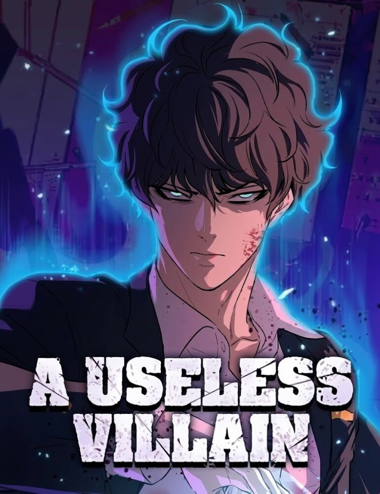 Copertina del Webtoon "A Useless Villain" estratta dal sito Webtoon