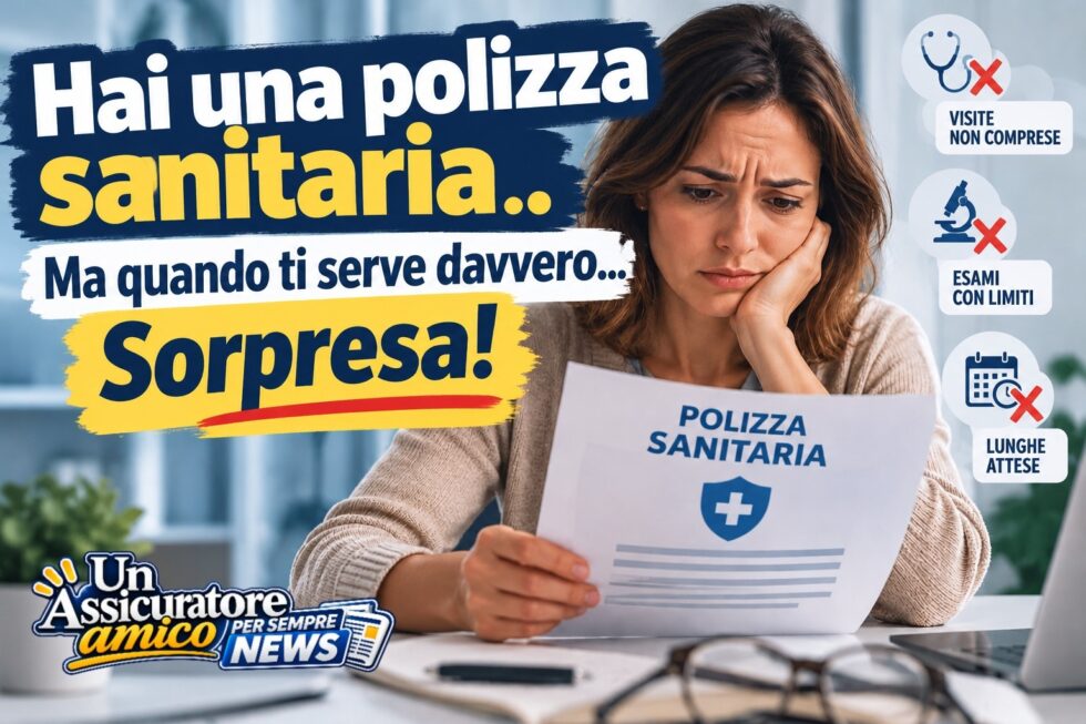 Hai una polizza sanitaria. Ma quando ti serve davvero... SORPRESA!